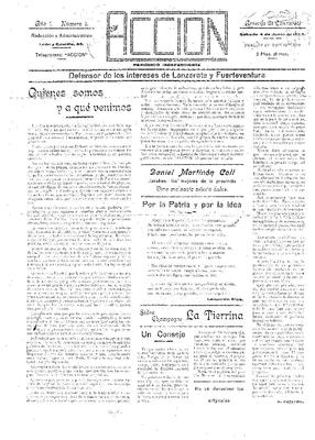 Acci&oacute;n : peri&oacute;dico independiente