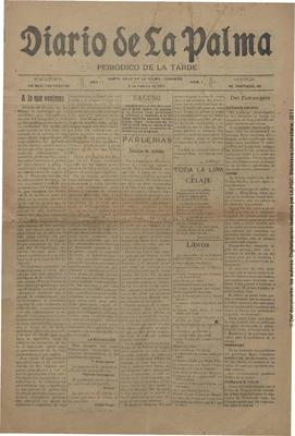 Diario de La Palma : peri&oacute;dico de la tarde