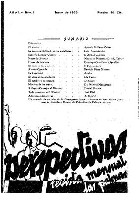 Perspectivas : revista mensual de arte y literatura