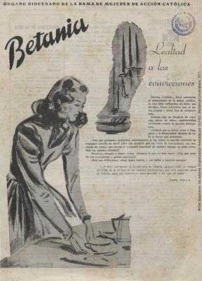 Betania : &oacute;rgano diocesano de la rama de mujeres de Acci&oacute;n Cat&oacute;lica