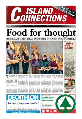 Island connections : the Canary Island&rsquo;s biggest fortnightly English newspaper read by thousands of tourists & residents