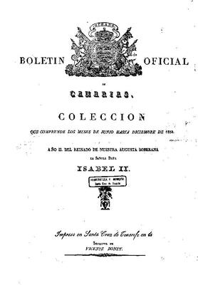 Bolet&iacute;n oficial de Canarias