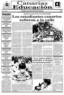 Canarias educacion : peri&oacute;dico mensual de informaci&oacute;n educativa