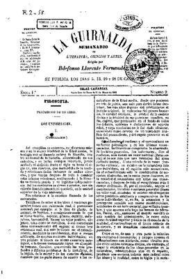 La Guirnalda : semanario de literatura, ciencias y artes