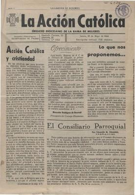 La Acci&oacute;n Cat&oacute;lica : &oacute;rgano diocesano de la rama de mujeres