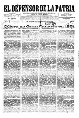 El Defensor de la Patria : peri&oacute;dico bisemanal de intereses generales