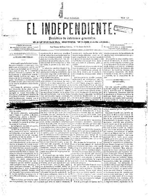 El Independiente : peri&oacute;dico de intereses generales