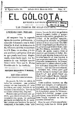 El G&oacute;lgota : revista cat&oacute;lica