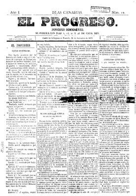 El Progreso : peri&oacute;dico democr&aacute;tico