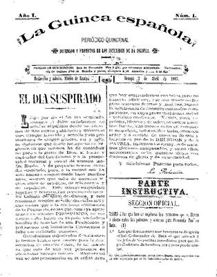 La Guinea espa&ntilde;ola : peri&oacute;dico quincenal defensor y promotor de los intereses de la colonia