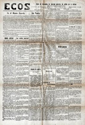 Ecos. Diario de informaci&oacute;n de intereses generales