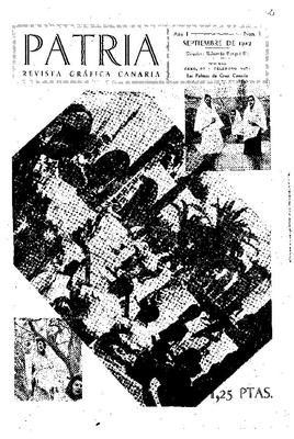 Patria : revista gr&aacute;fica canaria