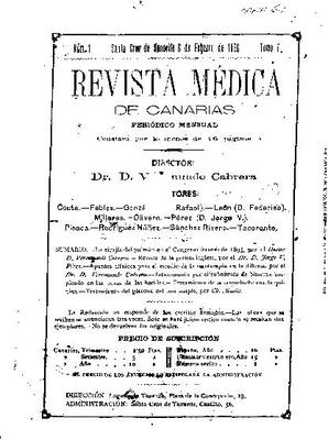 Revista m&eacute;dica de Canarias