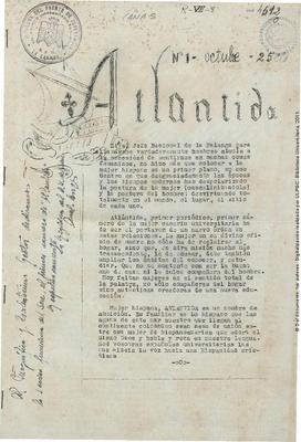 Atl&aacute;ntida : revista de la S.F. del SEU