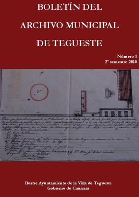 Bolet&iacute;n del Archivo municipal de Tegueste
