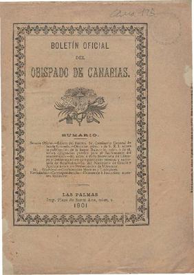 Bolet&iacute;n oficial del Obispado de Canarias