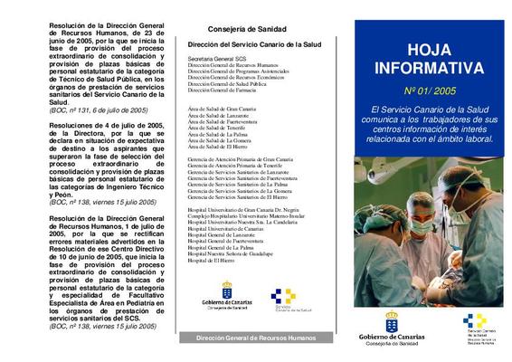 Hoja informativa