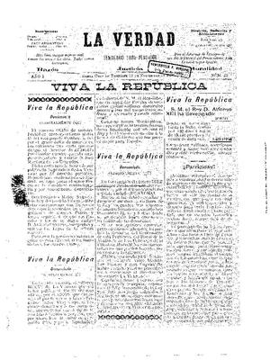 La Verdad : semanario libre-pensador