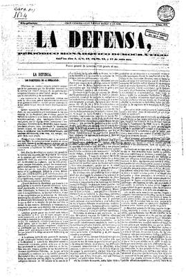La Defensa : peri&oacute;dico mon&aacute;rquico democr&aacute;tico
