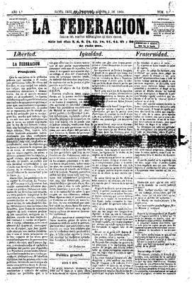 La Federaci&oacute;n : &oacute;rgano del partido republicano de esta ciudad