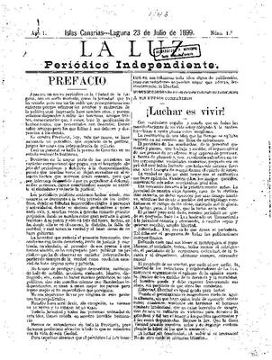 La Luz : peri&oacute;dico independiente