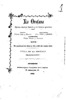 La Orotava : revista decenal, literaria y de intereses generales