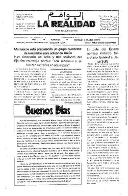 La Realidad : diario biling&uuml;e de Sahara