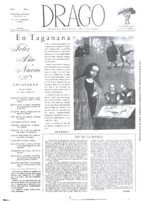 Drago : revista mensual de cultura