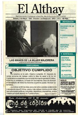 El Althay : semanario independiente de informaci&oacute;n local
