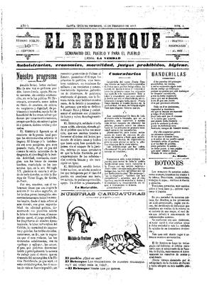 El Rebenque : semanario del pueblo y para el pueblo